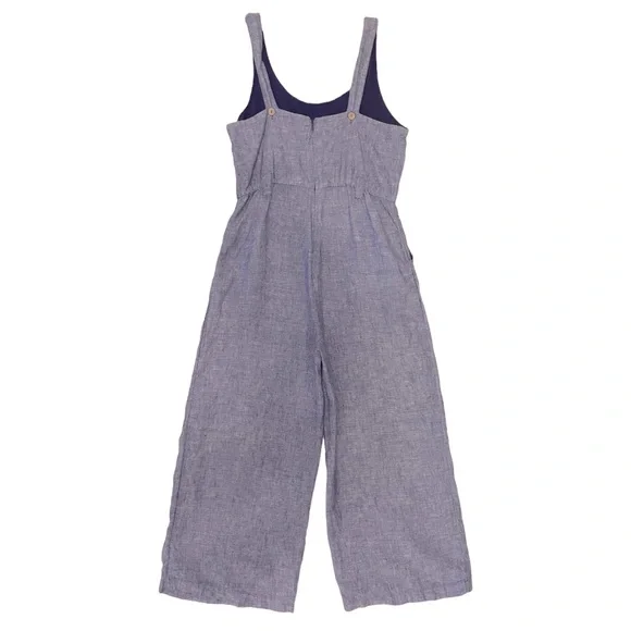 Linen Chambray Jumpsuit - Picture 9 of 10